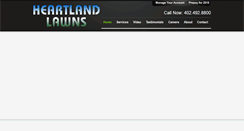 Desktop Screenshot of heartlandlawnsomaha.com